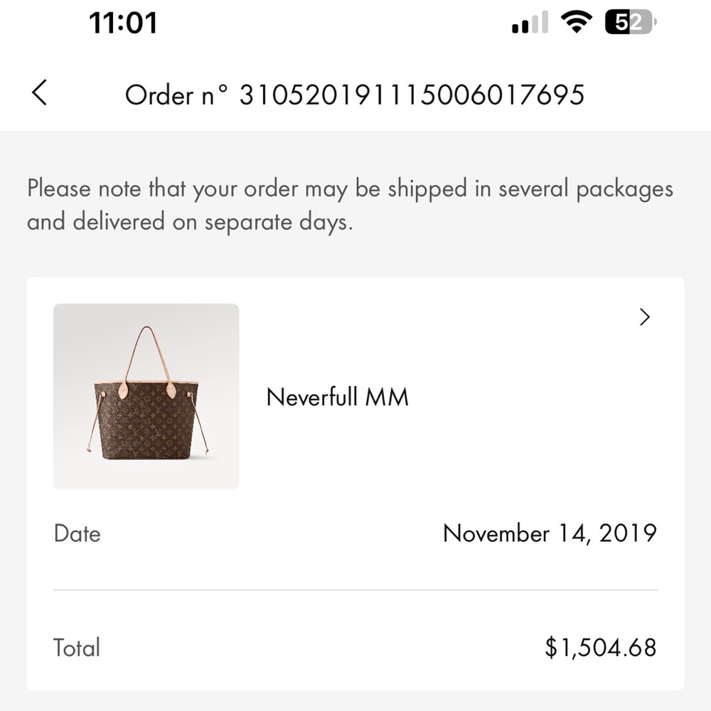 Louis Vuitton Brown Tan Monogram Clutch - Picture 6 of 6